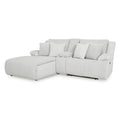  Manufacturer Color_Alloy -- Top Tier 92706S5 3 pc Reclining Sectional Sofa with Chaise IMAGE 1