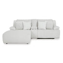  Manufacturer Color_Alloy -- Top Tier 92706S5 3 pc Reclining Sectional Sofa with Chaise IMAGE 3