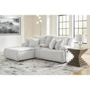  Manufacturer Color_Alloy -- Top Tier 92706S5 3 pc Reclining Sectional Sofa with Chaise IMAGE 4