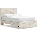  Size_Full -- Lawroy B2310B20 Full Panel Storage Bed IMAGE 1