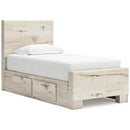  Size_Twin -- Lawroy B2310B23 Twin Panel Bed with Storage IMAGE 1