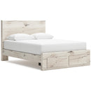  Size_Queen -- Lawroy B2310B4 Queen Panel Storage Bed IMAGE 1
