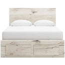  Size_Queen -- Lawroy B2310B4 Queen Panel Storage Bed IMAGE 3