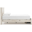  Size_Queen -- Lawroy B2310B4 Queen Panel Storage Bed IMAGE 4