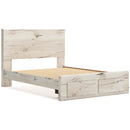  Size_Queen -- Lawroy B2310B4 Queen Panel Storage Bed IMAGE 7
