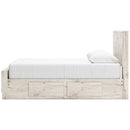  Size_Queen -- Lawroy B2310B8 Queen Panel Bed with Storage IMAGE 5