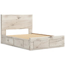  Size_Queen -- Lawroy B2310B9 Queen Panel Storage Bed IMAGE 7