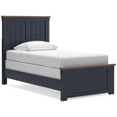  Size_Twin -- Landocken B414B2 Twin Panel Bed IMAGE 1