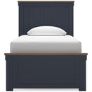  Size_Twin -- Landocken B414B2 Twin Panel Bed IMAGE 2