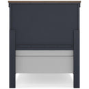  Size_Twin -- Landocken B414B2 Twin Panel Bed IMAGE 4