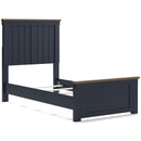  Size_Twin -- Landocken B414B2 Twin Panel Bed IMAGE 5