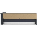  Size_Full -- Simmenfort EB1528B4 Full Bookcase Storage Bed IMAGE 4