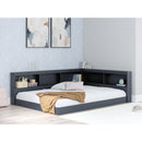  Size_Full -- Simmenfort EB1528B4 Full Bookcase Storage Bed IMAGE 7