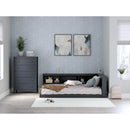  Size_Full -- Simmenfort EB1528B4 Full Bookcase Storage Bed IMAGE 9