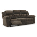  Manufacturer Color_Chocolate -- Frohn 3740788 Reclining Sofa IMAGE 2
