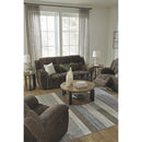  Manufacturer Color_Chocolate -- Frohn 3740794 Double Reclining Loveseat with Console IMAGE 11