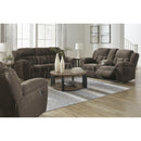  Manufacturer Color_Chocolate -- Frohn 3740794 Double Reclining Loveseat with Console IMAGE 14