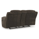  Manufacturer Color_Chocolate -- Frohn 3740794 Double Reclining Loveseat with Console IMAGE 5