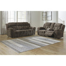  Manufacturer Color_Chocolate -- Frohn 3740794 Double Reclining Loveseat with Console IMAGE 9