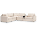  Manufacturer Color_Oyster -- Modmax 92103S14 6 pc Sectional with Audio Console IMAGE 1