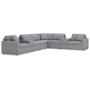  Manufacturer Color_Granite -- Modmax 92104S11 8 pc Sectional with Storage Consoles IMAGE 1