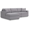  Manufacturer Color_Granite -- Modmax 92104S17 3 pc Sectional with Chaise IMAGE 1