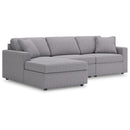  Manufacturer Color_Granite -- Modmax 92104S17 3 pc Sectional with Chaise IMAGE 1