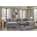  Manufacturer Color_Granite -- Modmax 92104S19 4 pc Double Chaise Sectional IMAGE 4