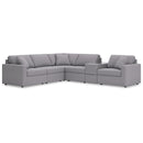  Manufacturer Color_Granite -- Modmax 92104S7 6 pc Sectional with Storage Console IMAGE 1