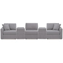  Manufacturer Color_Granite -- Modmax 92104S9 5 pc Sectional with Storage Consoles IMAGE 2