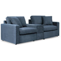  Manufacturer Color_Ink -- Modmax 92121S3 3 pc Sectional with Storage Console IMAGE 1