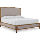  Size_California King -- Sharlance B895B7 California King Upholstered Panel Bed IMAGE 1