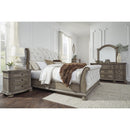  Size_King -- Ardenfield B944B4 King Upholstered Sleigh Bed IMAGE 7