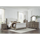  Size_California King -- Ardenfield B944B5 California King Upholstered Sleigh Bed IMAGE 10