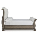  Size_California King -- Ardenfield B944B5 California King Upholstered Sleigh Bed IMAGE 3