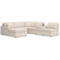  Manufacturer Color_Oyster -- Modmax 92103S21 6 pc Sectional with Chaise and Storage Console IMAGE 1