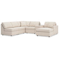  Manufacturer Color_Oyster -- Modmax 92103S22 6 pc Sectional with Chaise and Storage Console IMAGE 1