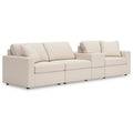  Manufacturer Color_Oyster -- Modmax 92103S29 4 pc Sectional with Storage Console IMAGE 1