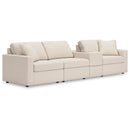  Manufacturer Color_Oyster -- Modmax 92103S29 4 pc Sectional with Storage Console IMAGE 1