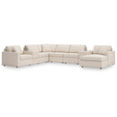  Manufacturer Color_Oyster -- Modmax 92103S42 8 pc Sectional with Chaise and Storage Consoles IMAGE 1