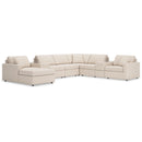  Manufacturer Color_Oyster -- Modmax 92103S43 8 pc Sectional with Chaise and Storage Consoles IMAGE 1