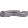 Manufacturer Color_Granite -- Modmax 92104S20 6 pc Sectional with Storage Console IMAGE 1
