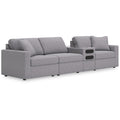  Manufacturer Color_Granite -- Modmax 92104S28 4 pc Sectional with Audio Console IMAGE 1