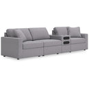  Manufacturer Color_Granite -- Modmax 92104S28 4 pc Sectional with Audio Console IMAGE 1