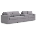  Manufacturer Color_Granite -- Modmax 92104S29 4 pc Sectional with Storage Console IMAGE 1