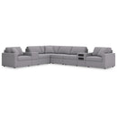  Manufacturer Color_Granite -- Modmax 92104S30 8 pc Sectional with Audio and Storage Consoles IMAGE 1