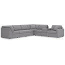  Manufacturer Color_Granite -- Modmax 92104S32 7 pc Sectional with Storage Console IMAGE 1
