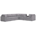  Manufacturer Color_Granite -- Modmax 92104S33 7 pc Sectional with Storage Console IMAGE 1