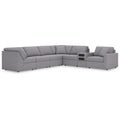 Manufacturer Color_Granite -- Modmax 92104S34 7 pc Sectional with Audio Console IMAGE 1