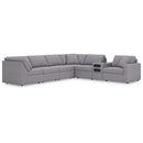  Manufacturer Color_Granite -- Modmax 92104S34 7 pc Sectional with Audio Console IMAGE 1